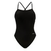 Dolfin Basic Women's Black Tie Back One Piece Swimsuit (28,