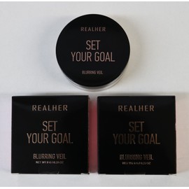 RealHer Lot of 2: REALHER Set Your Goal Blurring Veil Setting Powder 8g Sealed