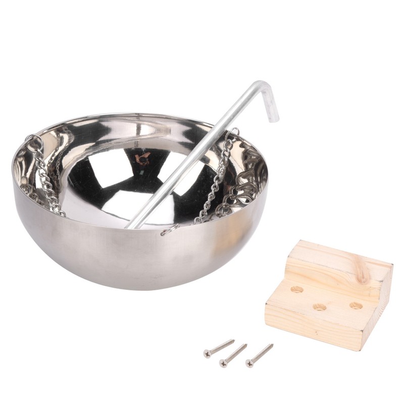 20cm Stainless Steel Sauna Aromatherapy Bowl Essential Oil Holder Sauna