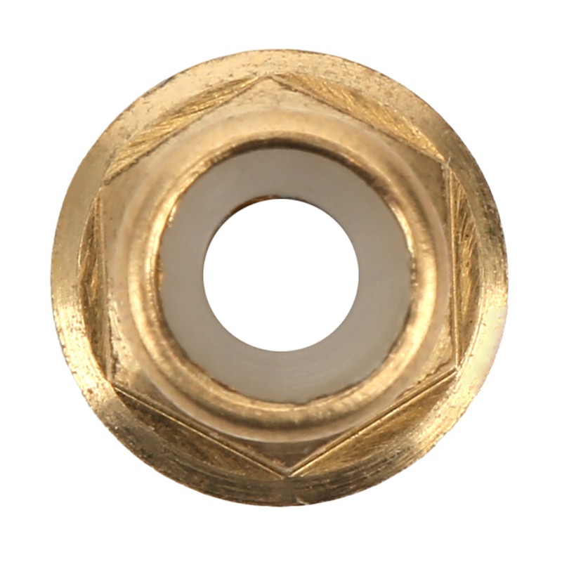 50Pcs Flange Nut Pure Copper Lock AntiSkid AntiLoose Fasteners Set