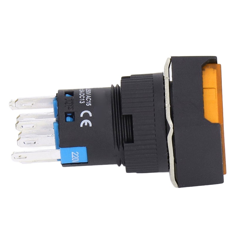 25Pcs Squares Push Button Switch 8 Pin Self Locking Switches