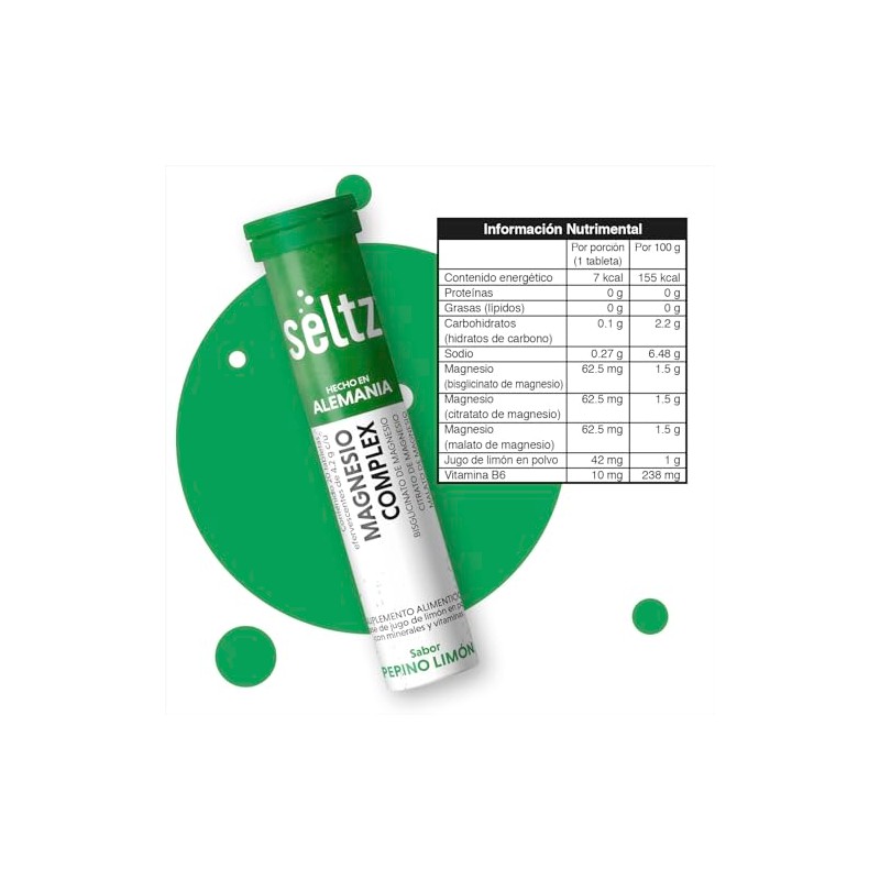 Seltz Magnesio Complex Tabletas Efervescentes