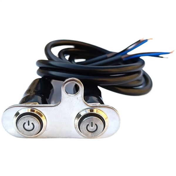 Motorcycle Handlebar Light Control Button,Auto Lock Handlebar Headlight Control Button