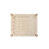 Main + Mesa Fernway Solid Wood and Woven Rope Counter