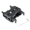 NICEYRIG Tripod Base Plate Mounting Plate with 15mm Rod Clamp