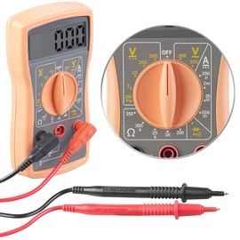revolt Multimeter: VA52 Digital Multimeter for Voltage, Current and Resistance (Voltmeter, Voltmeter, Clamp Multimeter)