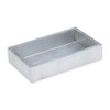 Caspari Lacquer Guest Towel Napkin Holder in Silver - 1