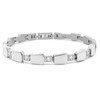 JEROOT Women's Titanium Steel Bracelet, Titanium Titanium magnet
