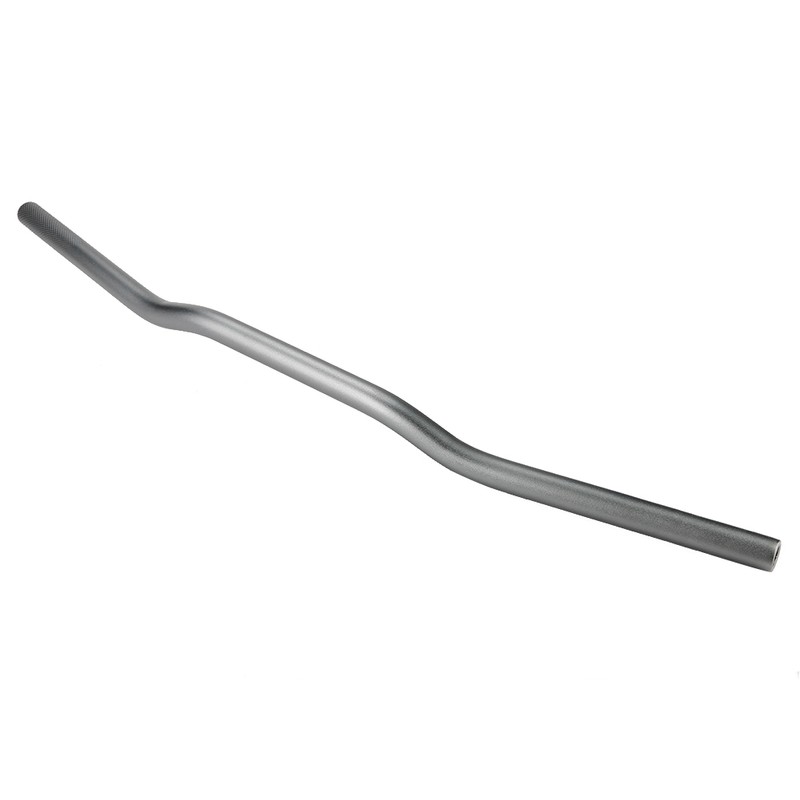 22mm Diameter Aluminum Alloy Retro Motorcycle Modified Handlebar Flat Gray