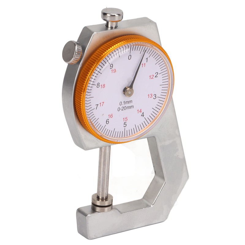 Thickness Gauge Micrometer Meter 0‑20mm 0.1mm Resolution Measuring Tool for