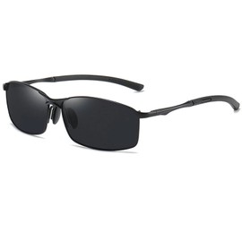 Gafas de sol deportivas de lectura completa para hombre, para conducción al aire libre, lector, gafas de sol, Negro, x