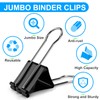 OWLKELA 2.4 inch Extra Jumbo Binder Clips 2 Pcs, Large