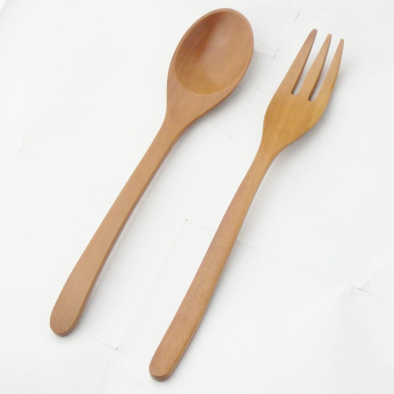 Nagao Sao Wood Dinner Cutlery Set, 8 Piece, Wooden