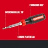 CRAFTSMAN Screwdriver with 6 Multi-Bits, Store Extra Bits in Handle