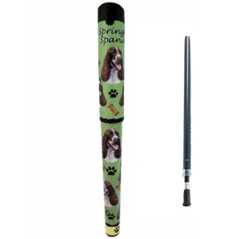 E&S Pets Springer Spaniel Bundle of Two Items: Easy Glide Gel Pen & Refill