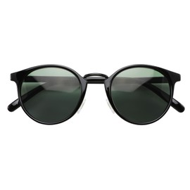 Feisedy B1172 Sunglasses, Women's, Men's, UV400, UV Protection, Stylish, Lightweight, Color Lens, Driving, Work, Fashionable, Unisex, Intellectual, green lens