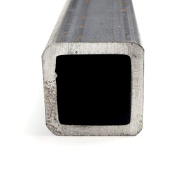 A500/A513 Carbon Steel Tube-Square, Unpolished (Mill) Finish, Hot Rolled, ASTM A500, 2.5" Height, 0.1875" Wall Thickness, 12" Length, OnlineMetals