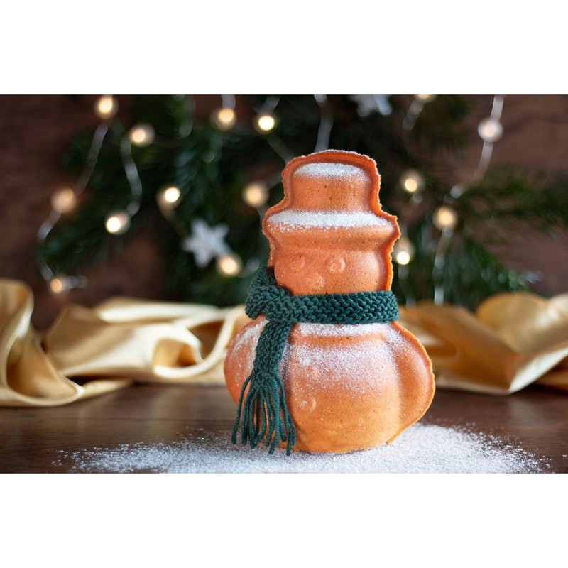 Städter 661820 Snowman 3D Baking Tin Metal 19 x 21