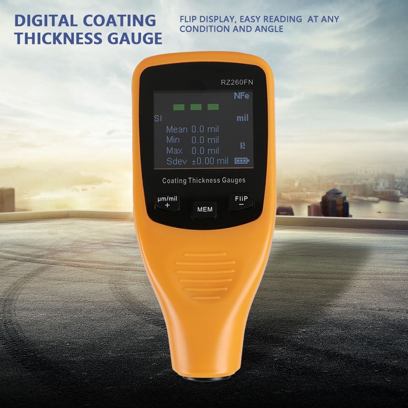 RZ260FN Mini Painting Coating Thickness Gauge Testing Tool for Car
