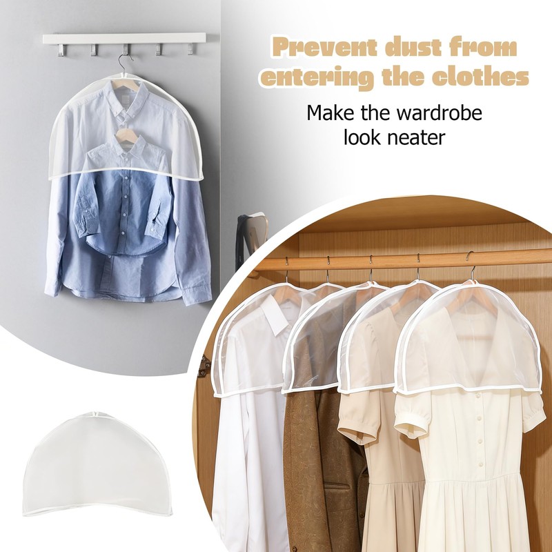 25 Pcs Shoulder Covers for Hanging Clothes 24 x 12