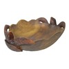 WorldBazzar Huge Double Turtle Bowl Hand Carved Mahogany Wood Nautical