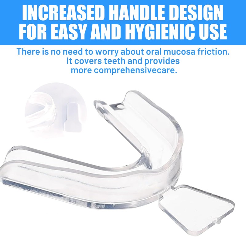 LFCFBH 6PCS Teeth Whitening Mouth Trays Set, Teeth Whitening Gum
