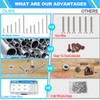 Machine Screws, 100 PCS Phillips Flat Head Electricians Screw Kit