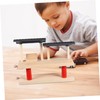 BESPORTBLE 1 Set Wooden Train Station Platform Accessory for DIY