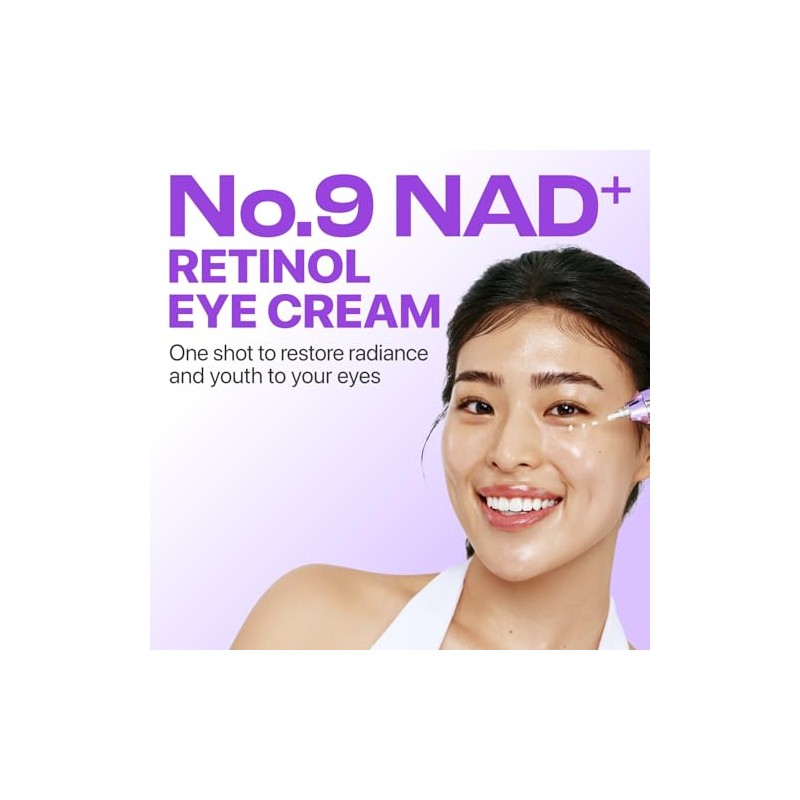 numbuzin No.9 Eye Cream NAD+ Retinol Volumetox