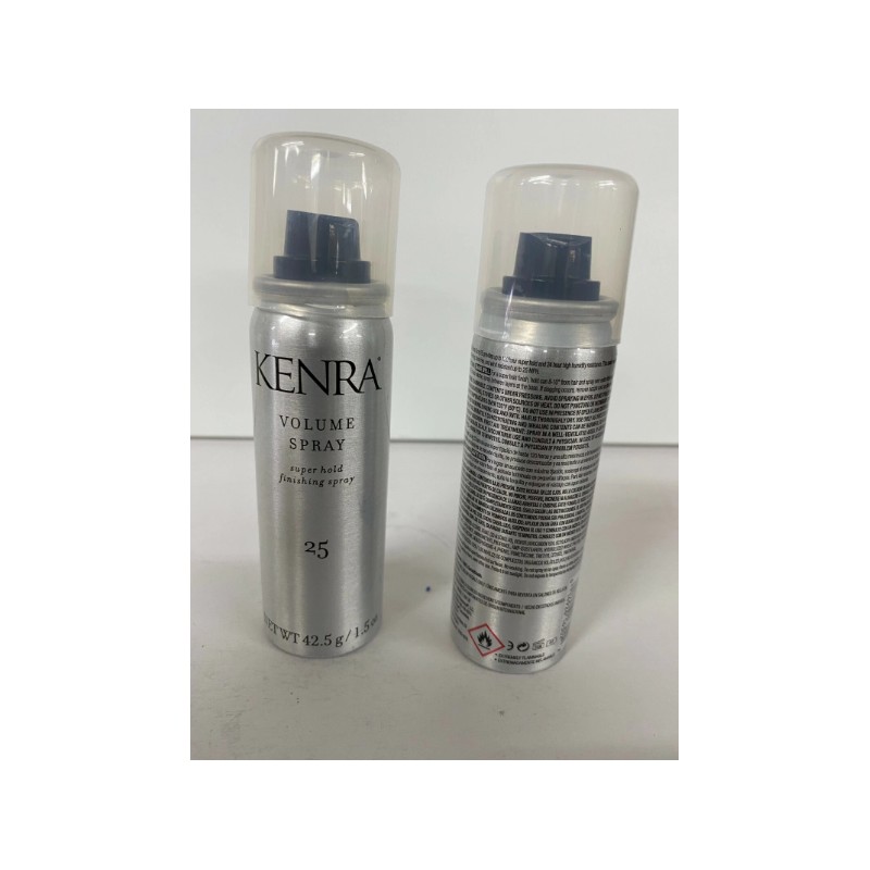 2 X Kenra #25 Volume Super Hold Finishing Hair Spray