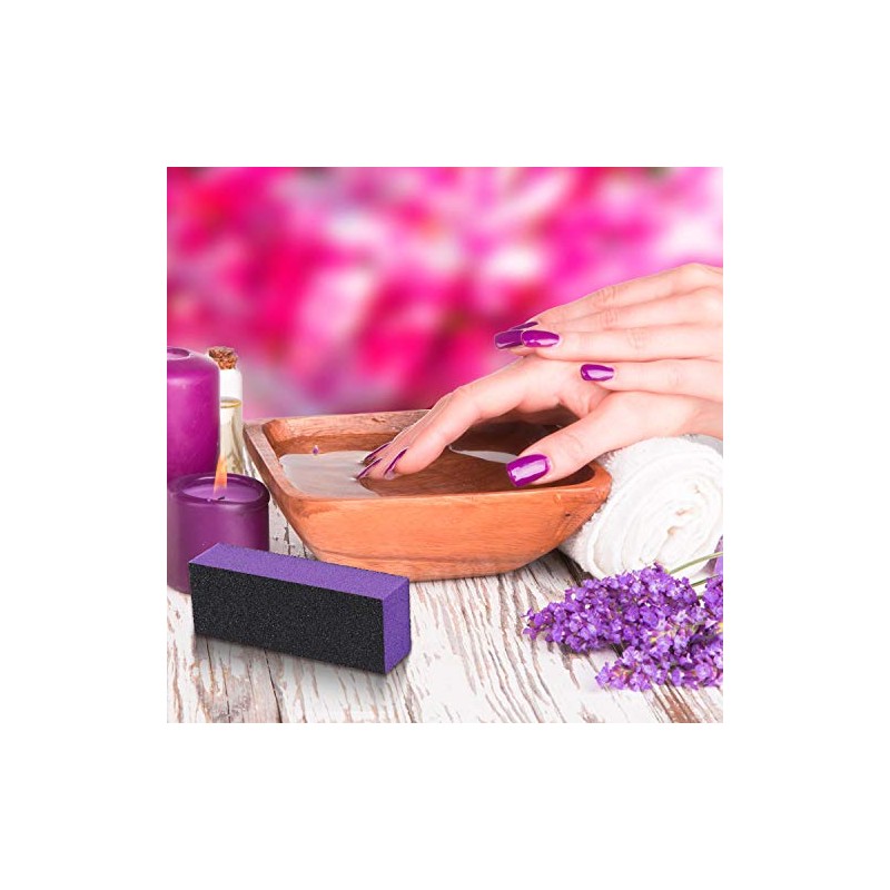 20 unidades de limas de uñas de 3 lados para