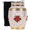 Youdear Memorials Medium Urn for Human Ashes - Rose Cremation