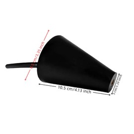 Smoke Machine Automotive Cone Adapter for Exhaust and Intake Diagnostics,Standard Cone Adapter Diagnostics for Automotive Smoke Machine, Universal Tapered Adapter,Smoke Machine Adapter.