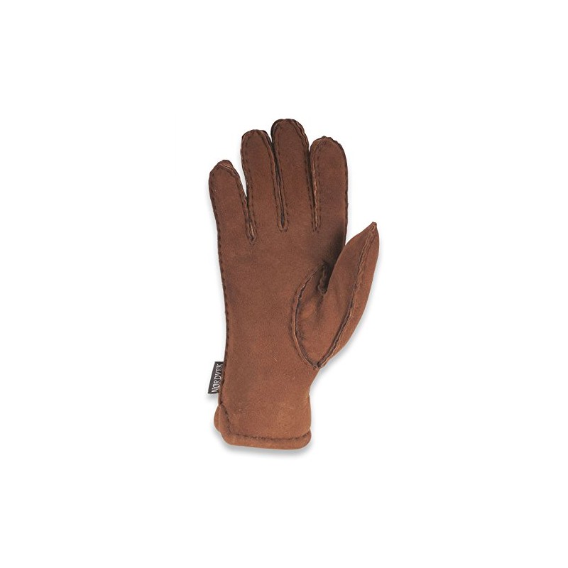 Nordvek Ladies Sheepskin Gloves - Thick & Warm Suede #