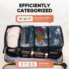 Suitcase Organizer, Travel Luggage Organizer Hanging Shelves Packing Cube Closet/Collapsible
