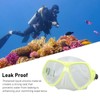Diving Goggles Swim Glasses Silicone Adjustable Strap Tempered Glass Thickened