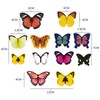 Jaamso Royals 'Multicolor 3D Butterflies' Wall Sticker 4 Combo of