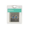 XLR Steel Socket Wallplate
