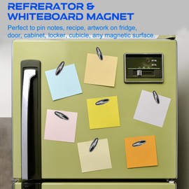 Stones Oval Toys for Adults, Rattle Snake Magnet, Stress Relief Magnetic Toys for Men, Compatible with Ferrite Modelling Clay, Office Desk Decor, Anti-Anxiety Gift, 18 Pieces