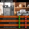ALCOVA Hanging Laundry Hamper, Space-Saving Mesh Hanging Laundry Bag with