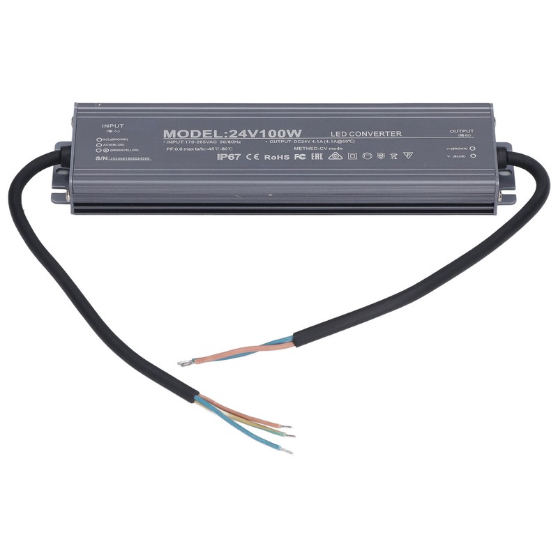 IP67 Waterproof Power Supply Copper Core Cable LED Driver Transformer