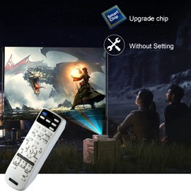 Universal Projector Remote Control fit for All EPSON Projectors, Include All Epson Projector, Include BrightLink, Powerlite, Home Cinema, EB, EX, VS, EMP Series Projectors