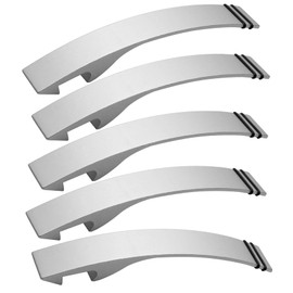 REFLECTS Bottle Opener Aluminium Matte Silver Bottle Opener Elegant Silver Set of 5