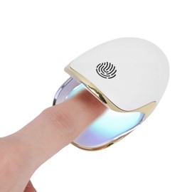 UV LED Nail Lamp Mini Nail Dryer for One Finger, Small Portable One Finger Nail Dryer Lamp UV Nail Gel LED Nails Curing Machine Nail Art Tools, 6 W