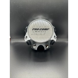 PROCOMP PRO COMP CHROME 8 LUG WHEEL RIM CENTER CAP 6031CAP1 603186502 WITH SCREWS