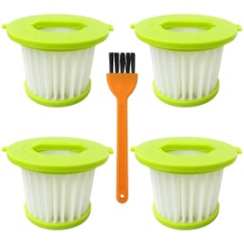 Suifaqi PCL704 Filter Replacement for Ryobi ONE+ 18V Handheld Vacuum PCL704, PCL705, PCL705B PCL700 Series, Part # A32HFOO A32F05N, 4 Pack PCL704 Vacuum Filters Set