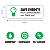 Gobrecht & Ulrich 10 x Save Energy Sticker Set -