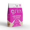 GRIN Gripper Floss, Individually Wrapped Smooth Dental Floss, 60 Count,
