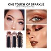 Qeetvia Silver Gray Eyeshadow Stick Makeup, Long-Lasting Waterproof Eye Shadow