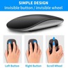 Wireless Bluetooth Mouse Ergonomic Curved Optical Touch USB C Rechargeable